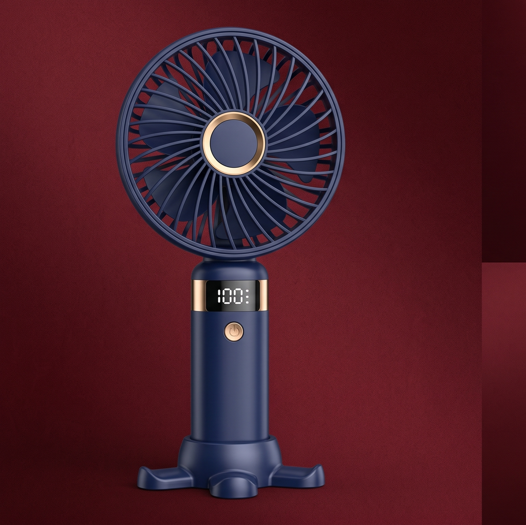 Portable Rechargeable Mini Fan (Chota Pankha) | Silent USB Desk Fan for Office & Travel