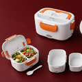 400W Electric Heated Lunch Box & Portable Food Warmer | USB Hot Meal Container for Office, Car & Travel