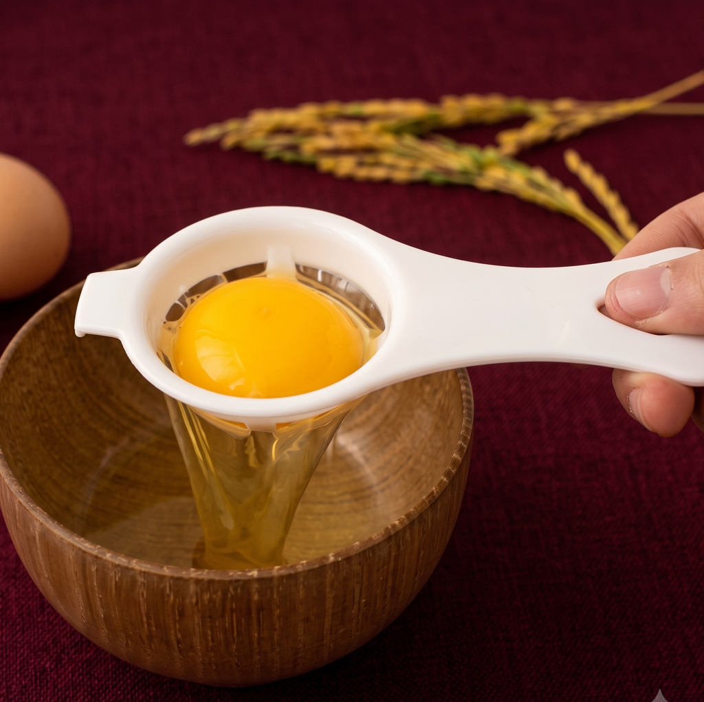Premium Egg Yolk & White Separator | Food-Grade Kitchen Sieve for Baking & Prep