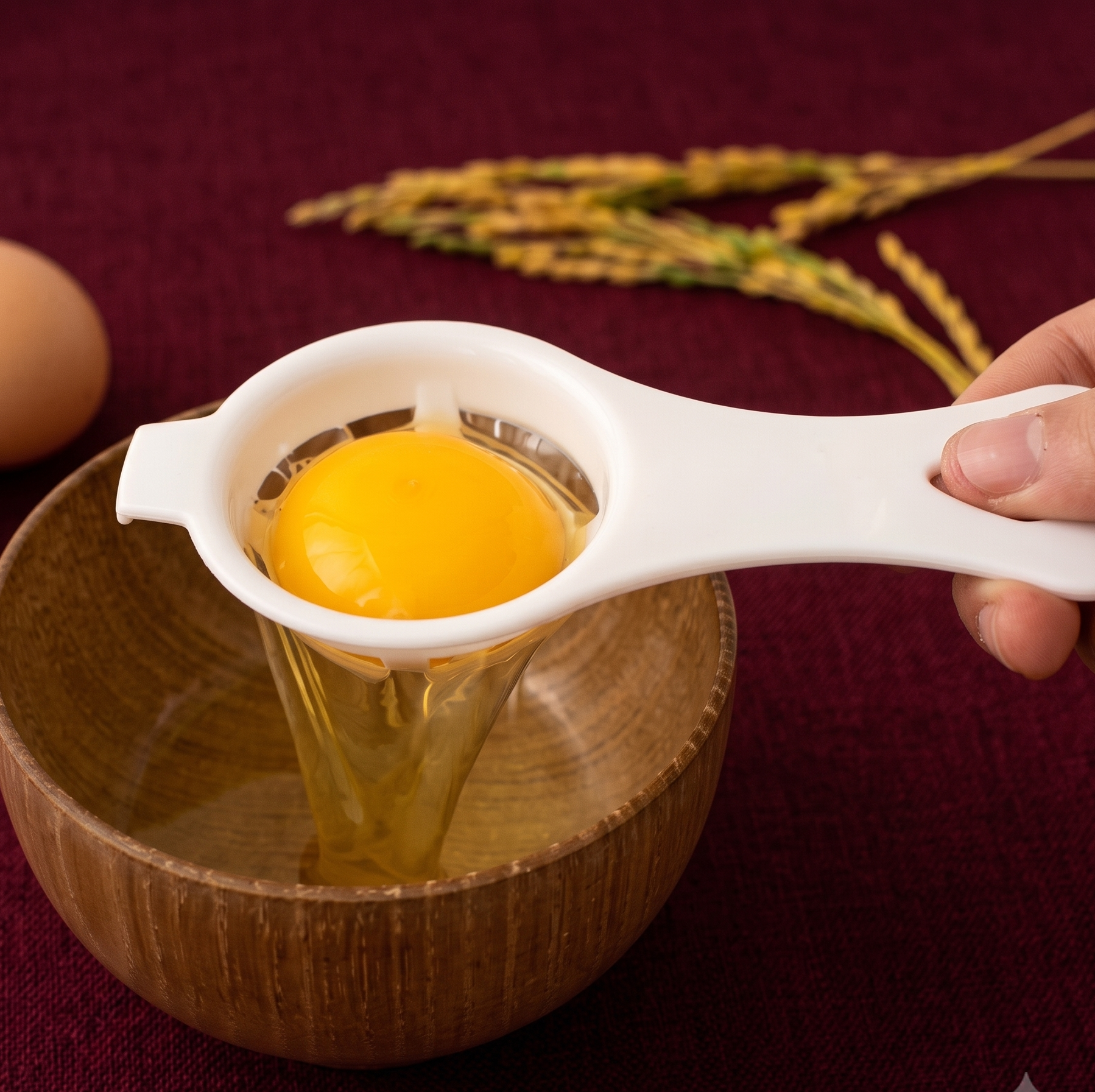 Premium Egg Yolk & White Separator | Food-Grade Kitchen Sieve for Baking & Prep