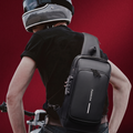 Anti-Theft Waterproof Sling Bag with USB Charging | Men's Crossbody Shoulder Pack