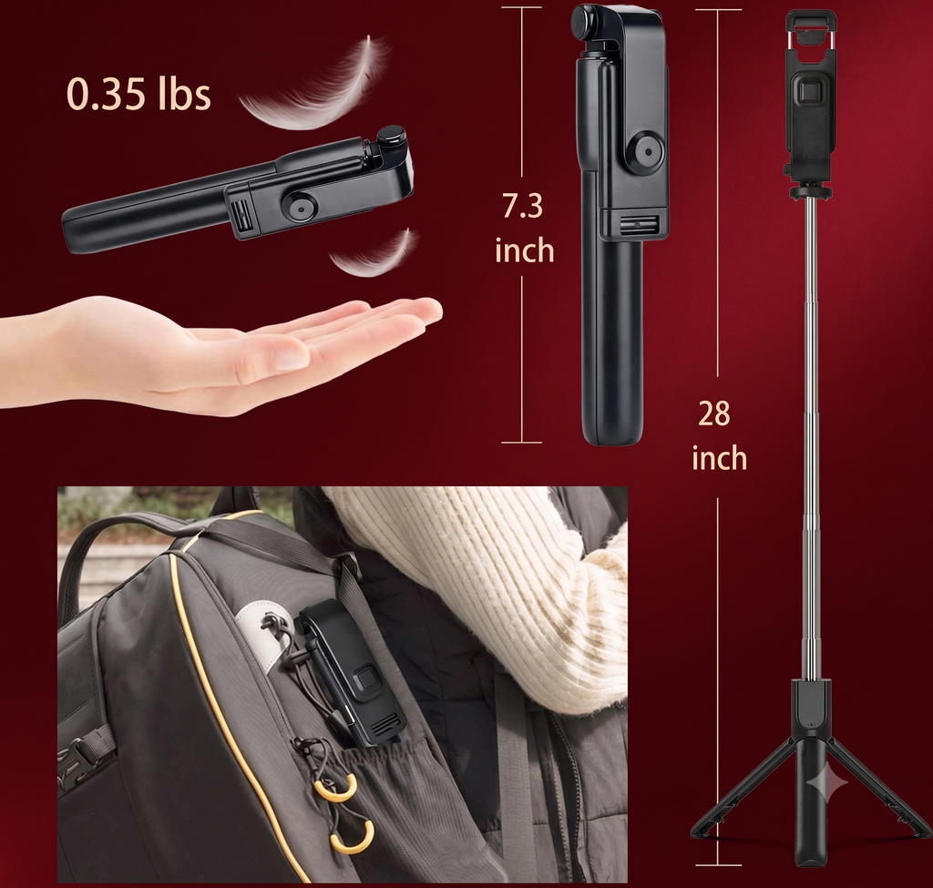 Ultimate Zero-Battery Wired Selfie Stick | Durable Metal Vlogging Pole for Smartphones