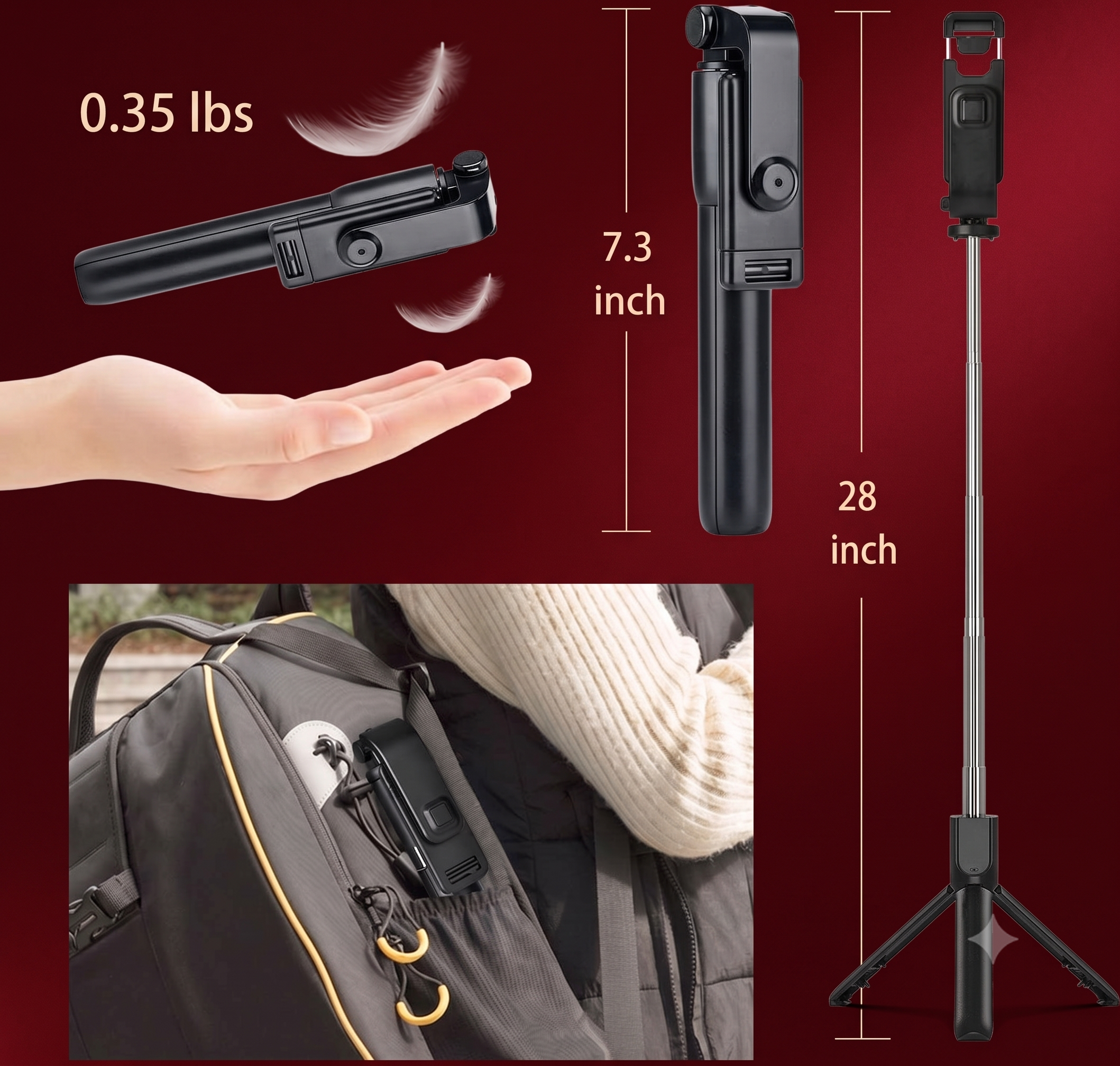 Ultimate Zero-Battery Wired Selfie Stick | Durable Metal Vlogging Pole for Smartphones