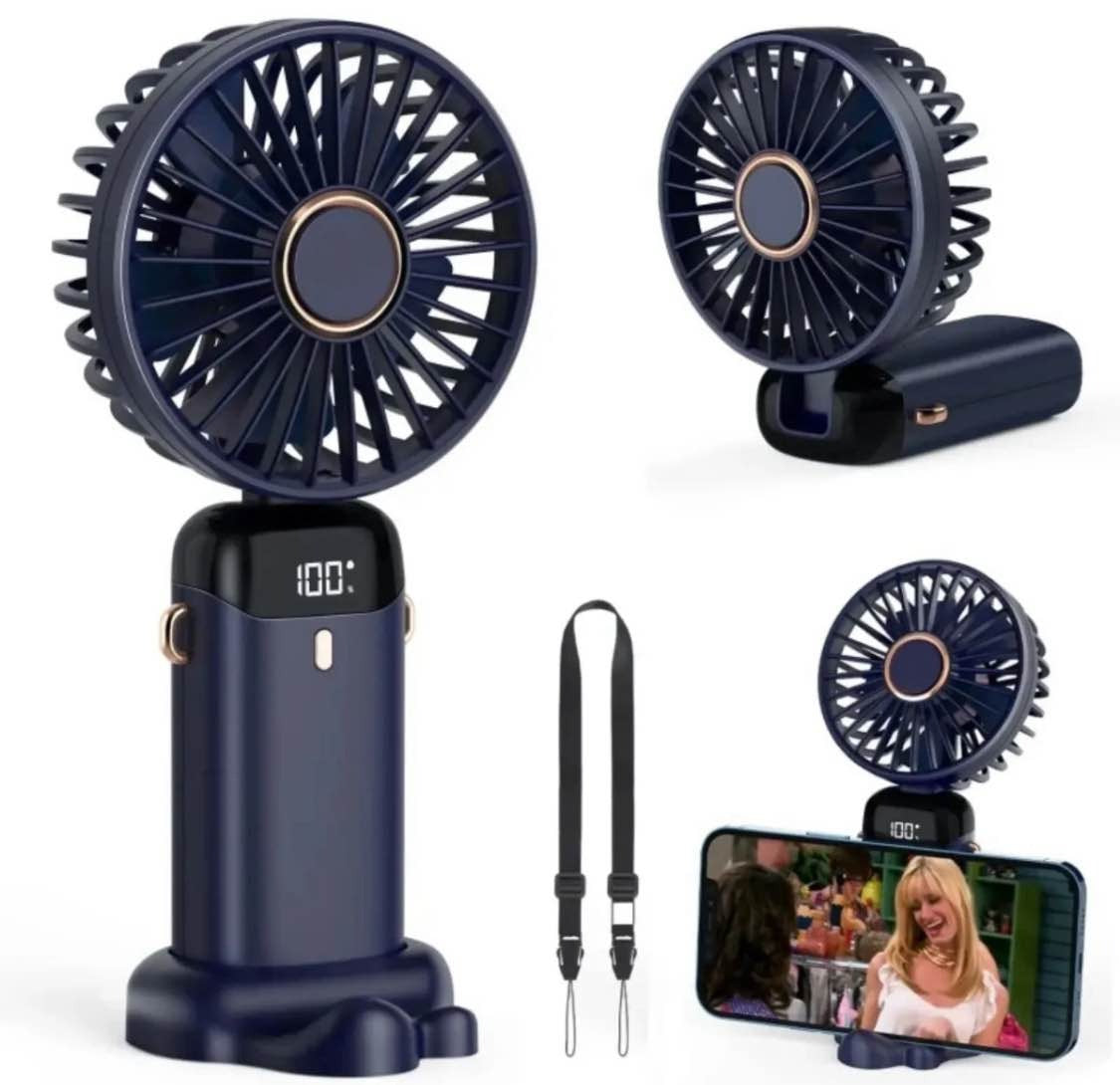 Portable Rechargeable Mini Fan (Chota Pankha) | Silent USB Desk Fan for Office & Travel