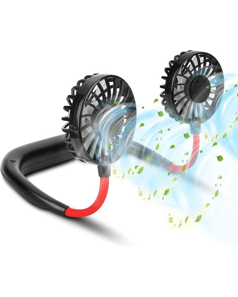 Ultimate 360° Hands-Free Neck Fan | Powerful, Quiet & Lightweight Cooling