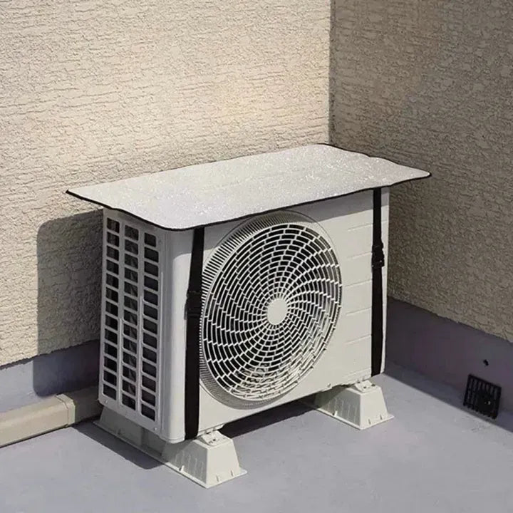 Waterproof Aluminum AC Cover for Outdoor Unit | Dust & Heat Protector (1 & 1.5 Ton)