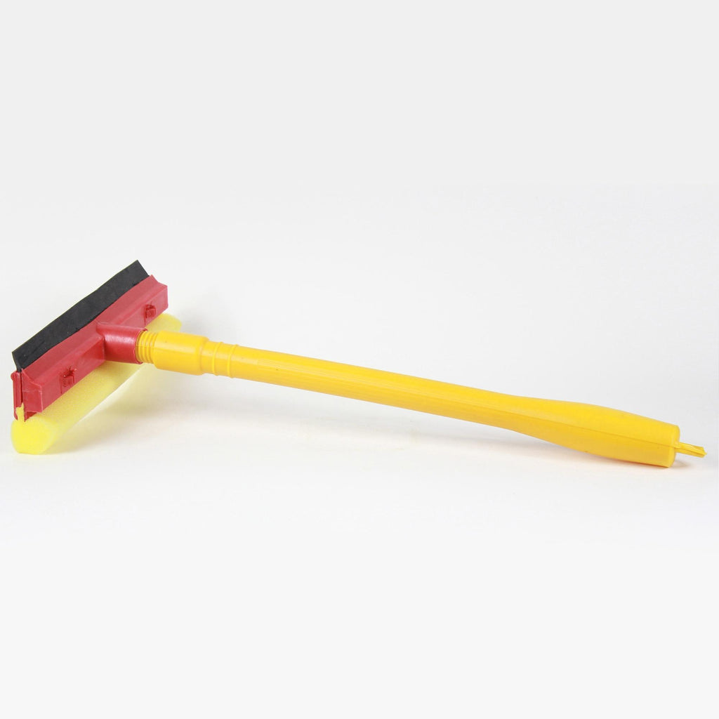 2-in-1 Double Sided Glass Squeegee & Sponge | Car & Window Cleaning Wiper