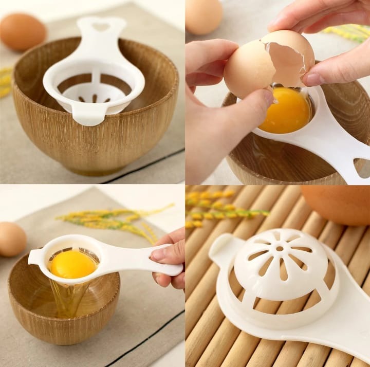 Premium Egg Yolk & White Separator | Food-Grade Kitchen Sieve for Baking & Prep