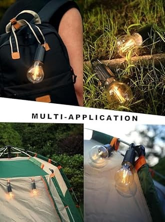 Ultimate Portable LED Hanging Light | Bright 3-Mode Rechargeable Camp Bulb