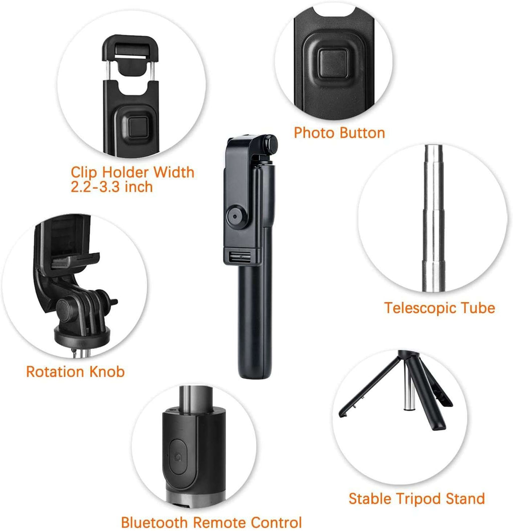 Ultimate Zero-Battery Wired Selfie Stick | Durable Metal Vlogging Pole for Smartphones