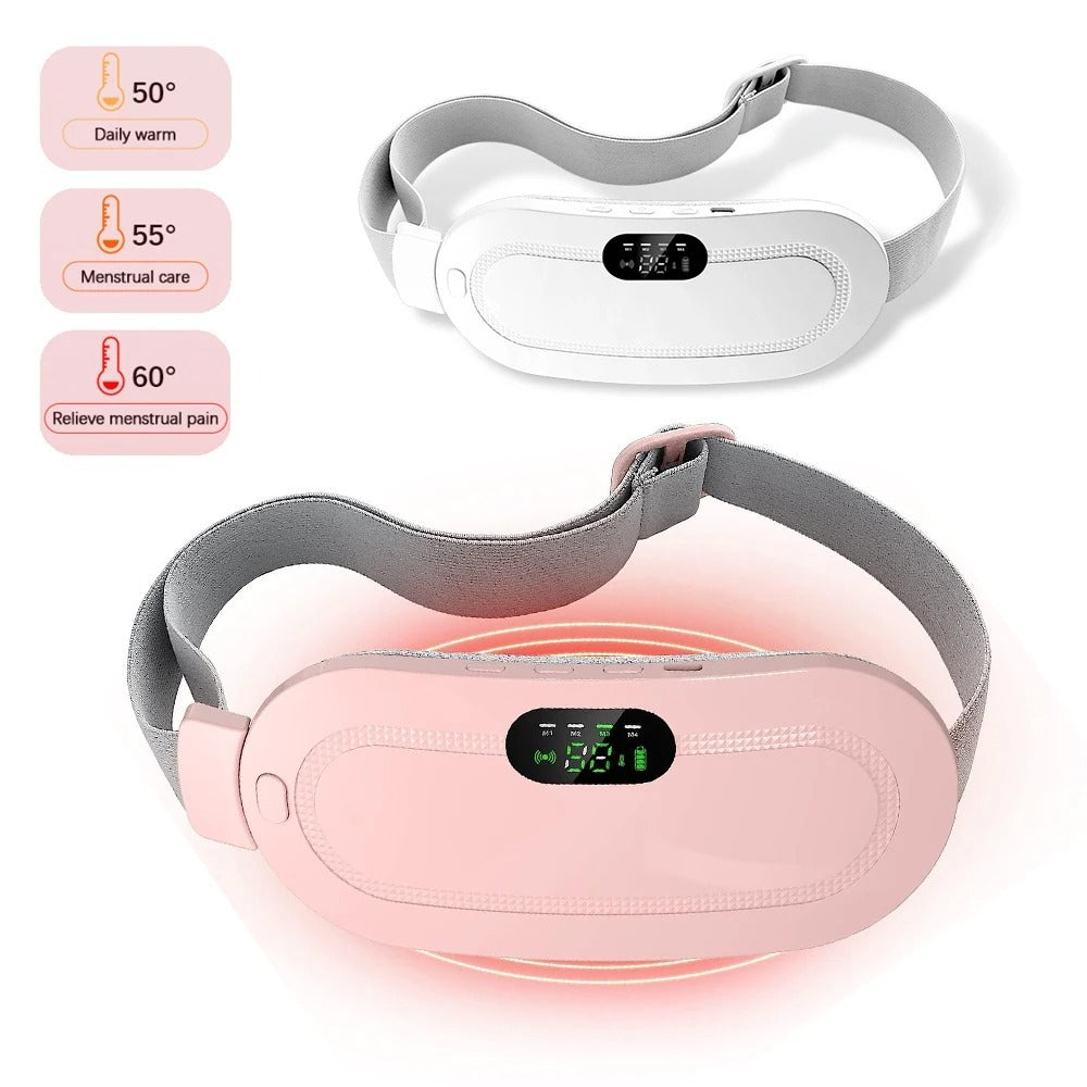 Portable Menstrual Heating Pad & Massage Belt | Electric Cramp Relief Massager