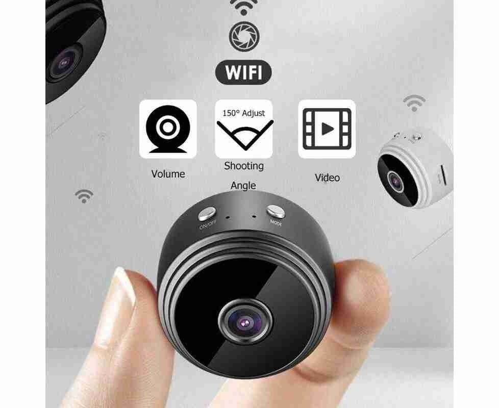 1080p HD Mini WiFi Security Camera | Wireless Indoor Surveillance & Voice Recorder