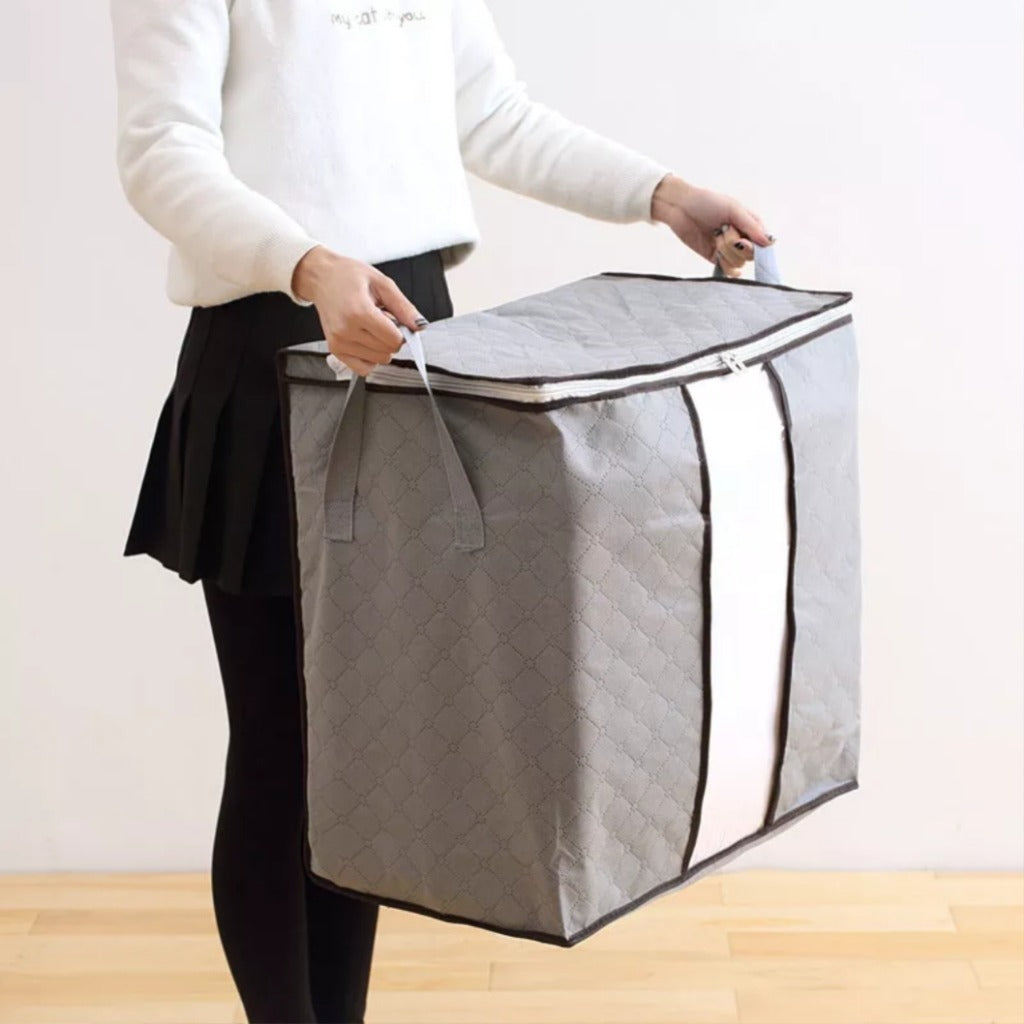 Large Waterproof Clothes & Blanket Storage Bags (1-10 Pack) | Folding Closet Organizer