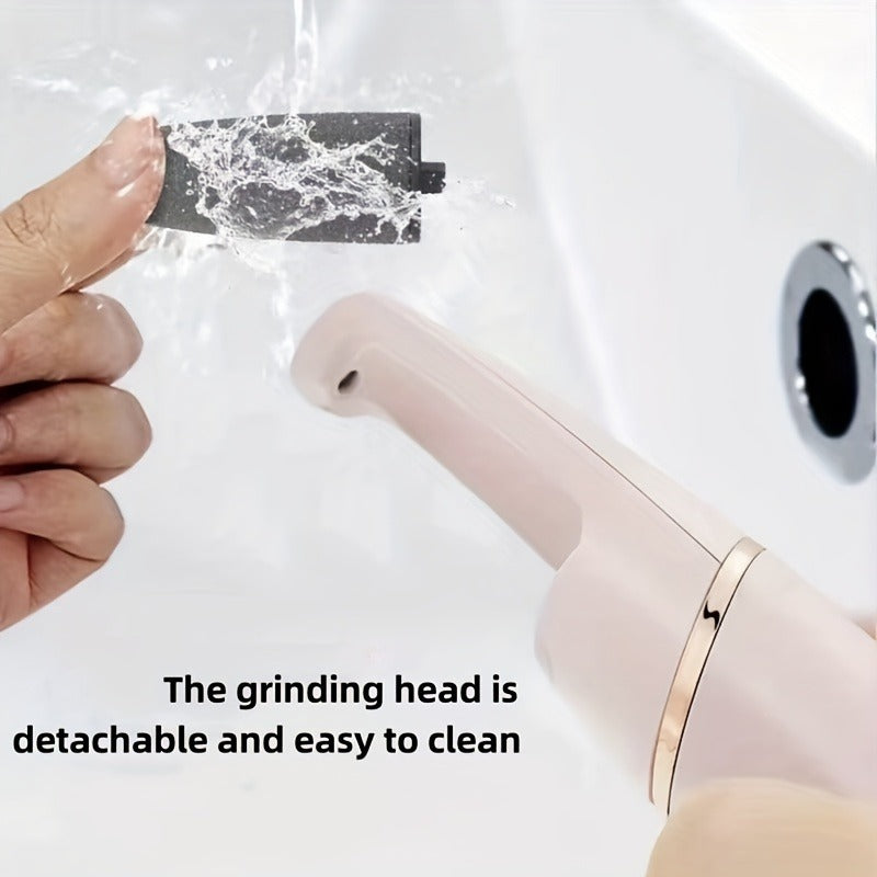 Premium Electric Foot File & Callus Remover | Automatic Pedicure Machine with LED Light