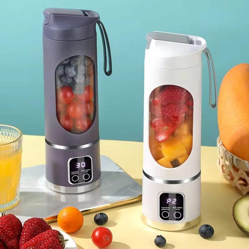 450ml Portable Juicer Blender (12-Blade) | BPA-Free Single Serve Beverage Maker