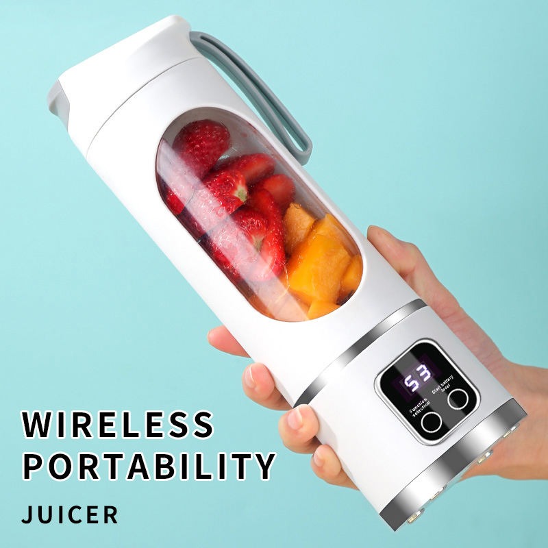450ml Portable Juicer Blender (12-Blade) | BPA-Free Single Serve Beverage Maker