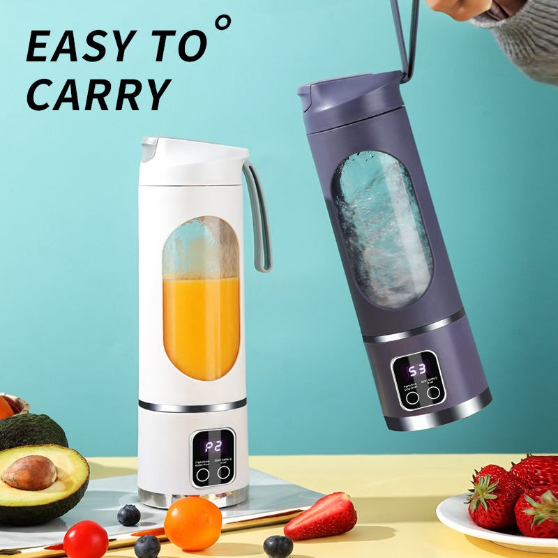 450ml Portable Juicer Blender (12-Blade) | BPA-Free Single Serve Beverage Maker