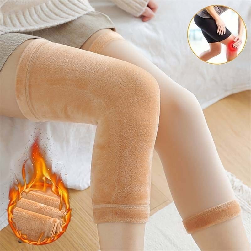 Premium Thermal Knee & Leg Warmers | Ultra-Soft Fleece-Lined Wool Sleeves