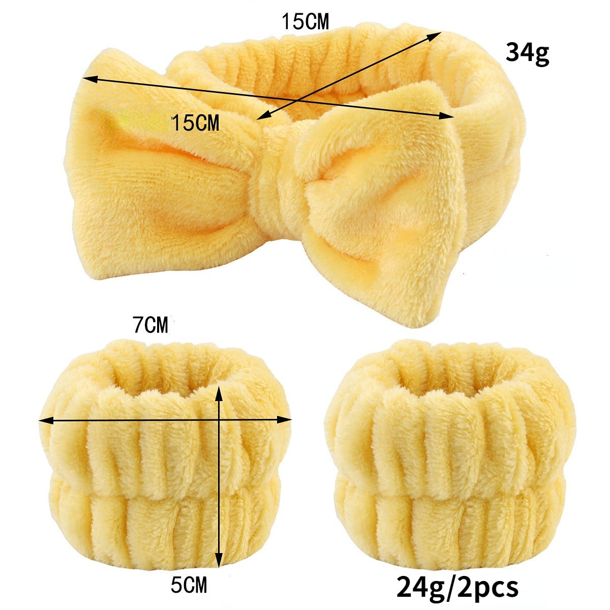 Soft Microfiber Spa Facial Headband | Stretchable Makeup & Skincare Hair Wrap