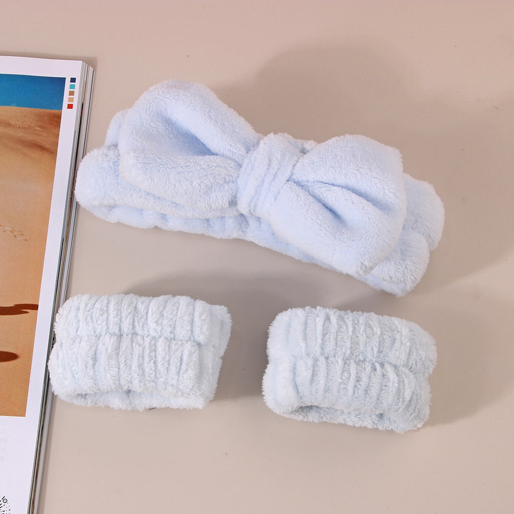 Soft Microfiber Spa Facial Headband | Stretchable Makeup & Skincare Hair Wrap