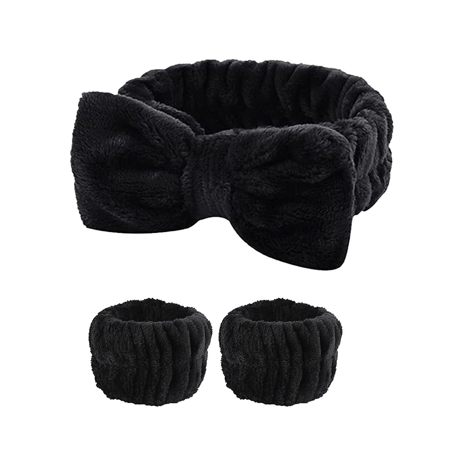 Soft Microfiber Spa Facial Headband | Stretchable Makeup & Skincare Hair Wrap